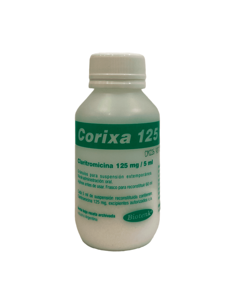 CLARITROMICINA 125 MG X 60 ML. - BIOTENK