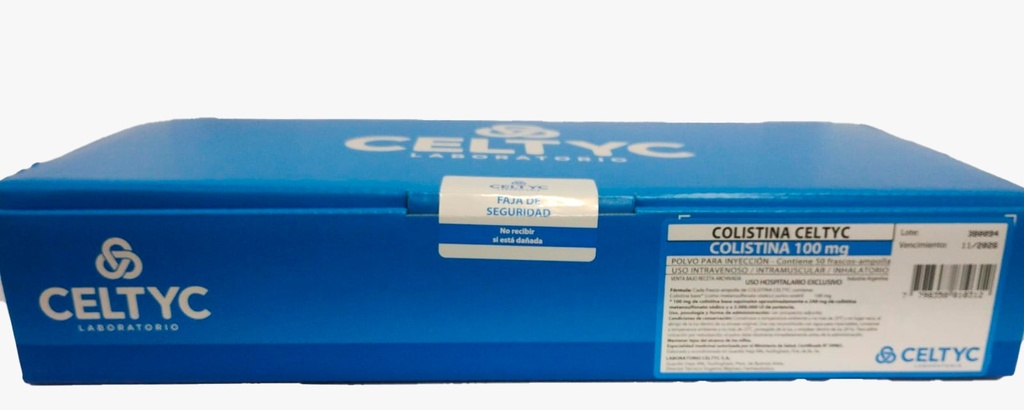 COLISTINA 100 MG X 1 VIAL F.A. - CELTYC 