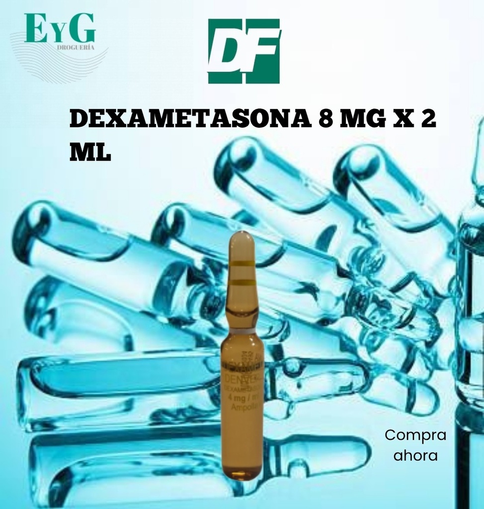DEXAMETASONA 8 MG X 2 ML - DENVER