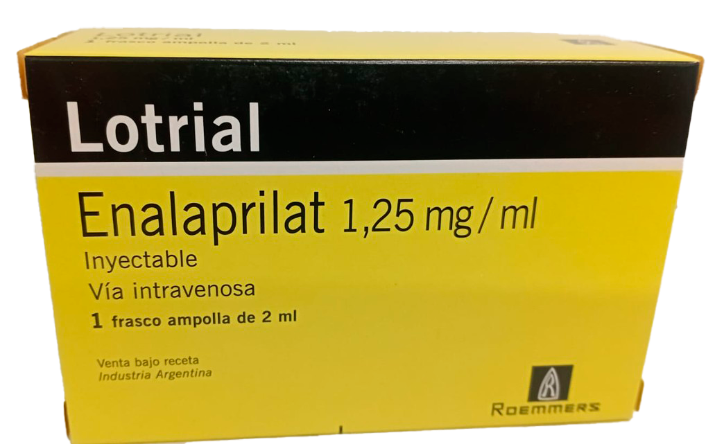 ENALAPRILAT 1.25MG X 2ML F/A T/A -LOTRIAL- ROEMMERS