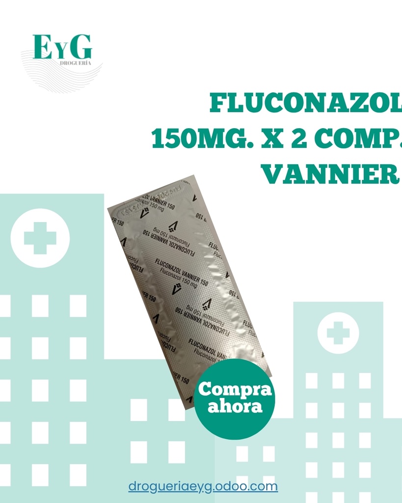 FLUCONAZOL 150MG. X 2 COMP. - VANNIER 
