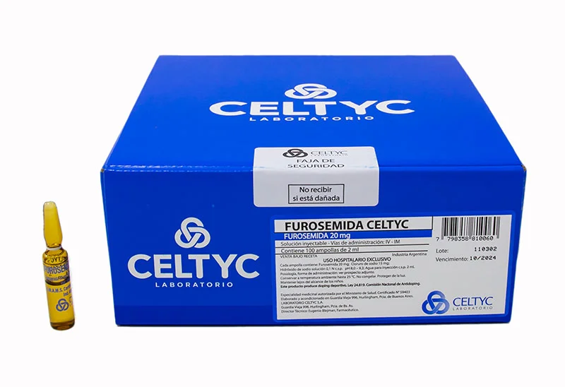 FUROSEMIDA 20MG X 2 ML AMP - CELTYC 