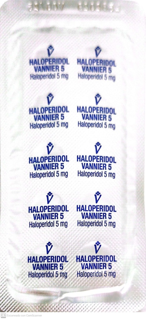 HALOPERIDOL 5MG X 10 COMP. - VANNIER 