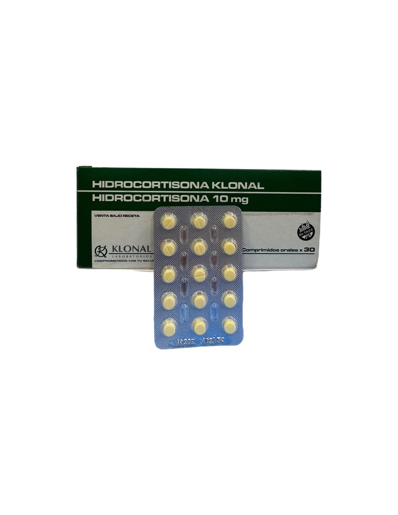 HIDROCORTISONA 10 MG X 15 COMP - KLONAL 