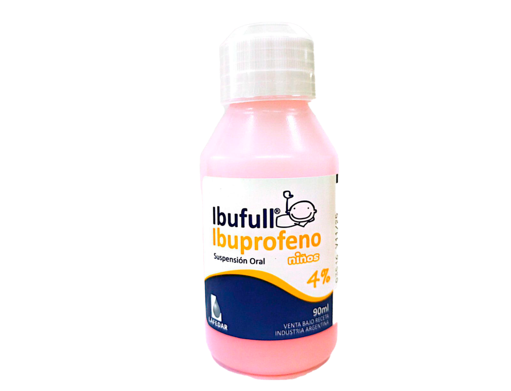 IBUPROFENO 4% SUSP. X 90ML. -IBUFULL - LAFEDAR