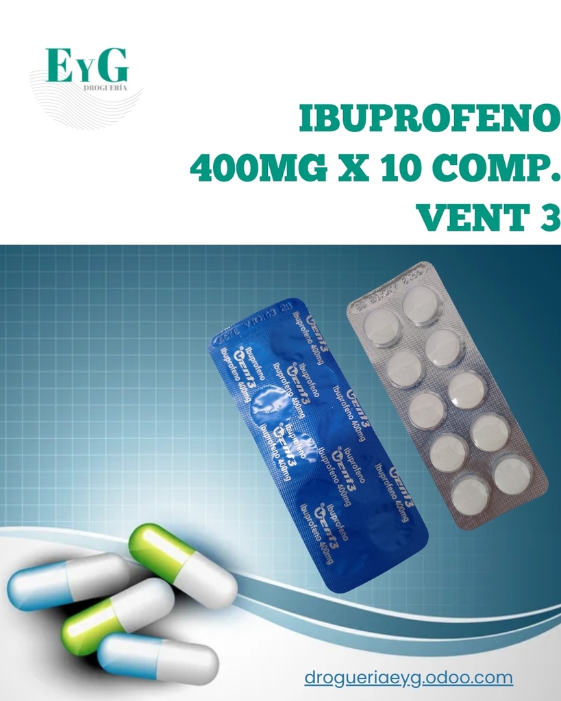 IBUPROFENO 400MG X 10 COMP. - VENT 3