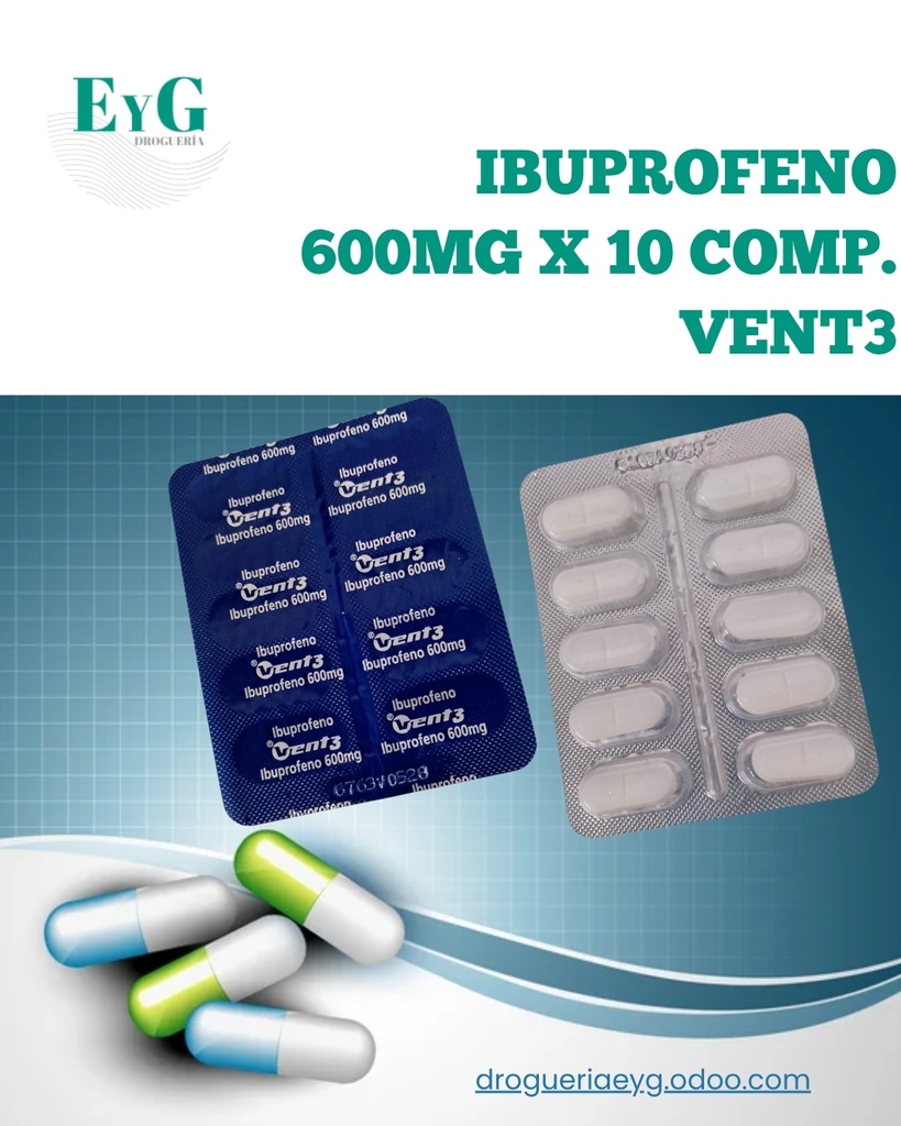 IBUPROFENO 600MG X 10 COMP. - VENT3