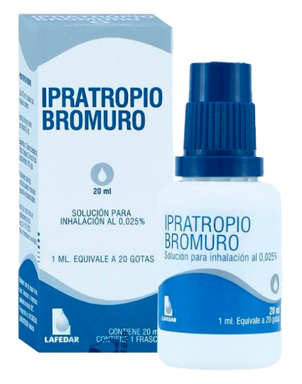 IPRATROPIO BROMURO 0,025% X 20 ML -Hospitalario LAFEDAR 