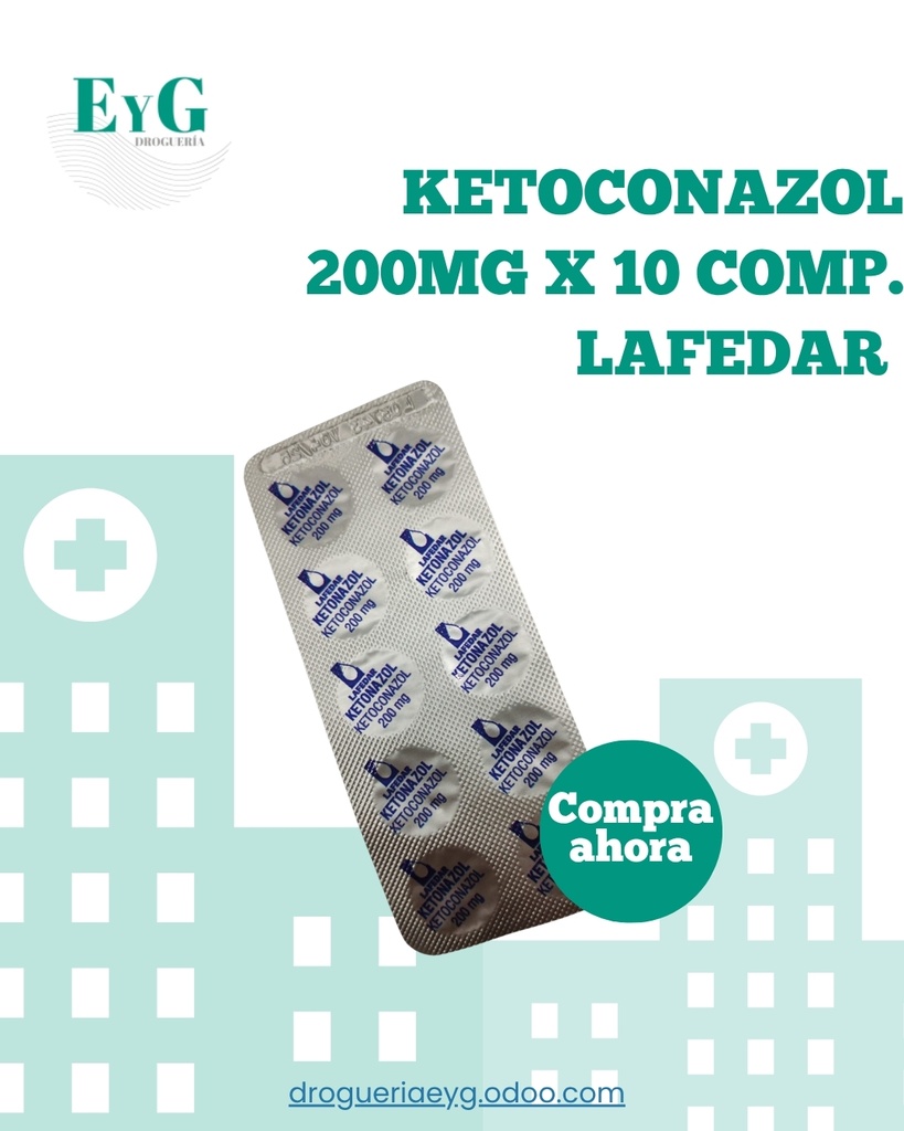 KETOCONAZOL 200MG X 10 COMP. - LAFEDAR 