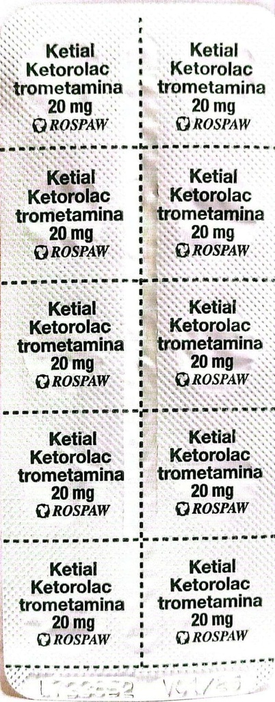 KETOROLAC 20 MG x 10 COMP. - ROSPAW 