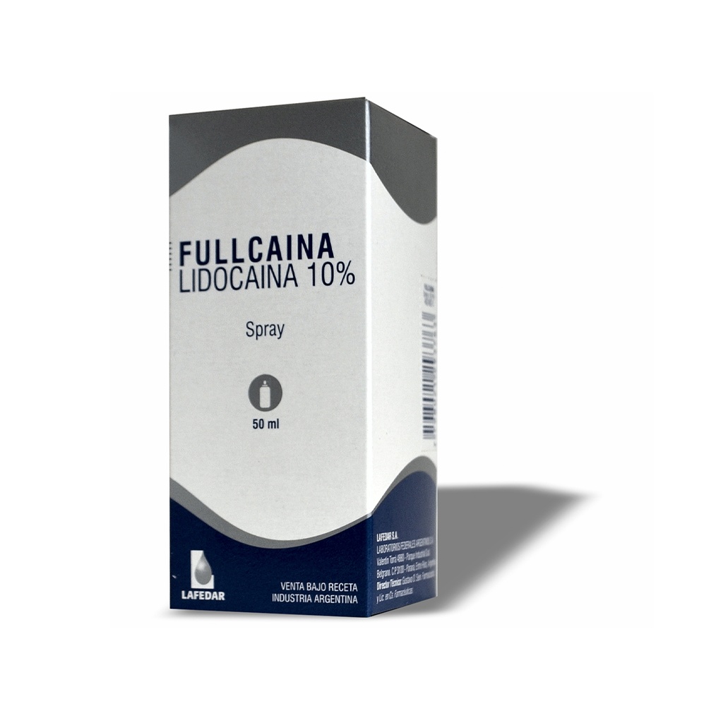 LIDOCAINA 10% SPRAY X 50 ML FULLCAINA - LAFEDAR 