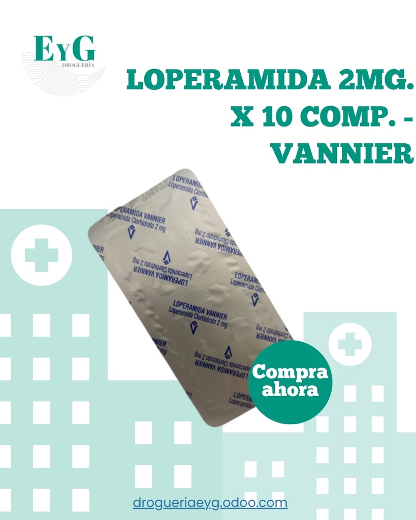 LOPERAMIDA 2MG. X 10 COMP. - VANNIER 