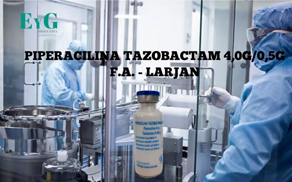 PIPERACILINA TAZOBACTAM 4,0G/0,5G F.A. - LARJAN 