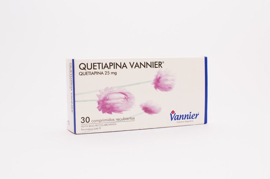 QUETIAPINA 25 MG X 10 COMP - VANNIER 