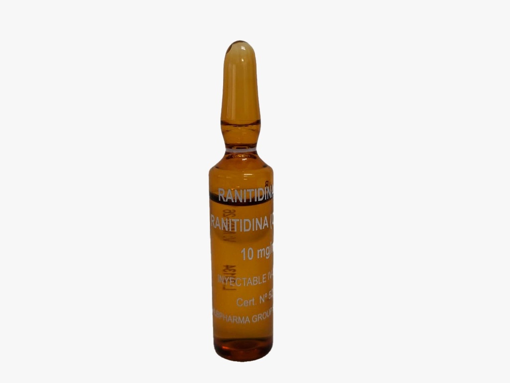 RANITIDINA 10 MG AMP X 5 ML - HLB PHARMA 