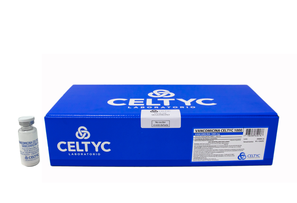 VANCOMICINA 500MG F.A. - CELTYC 