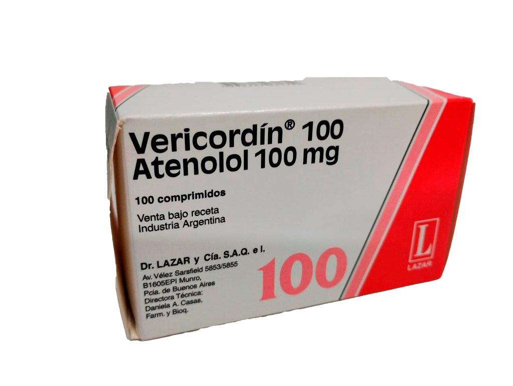 VERICORDIN 100 MG X 10 COMP. ATENOLOL - LAZAR