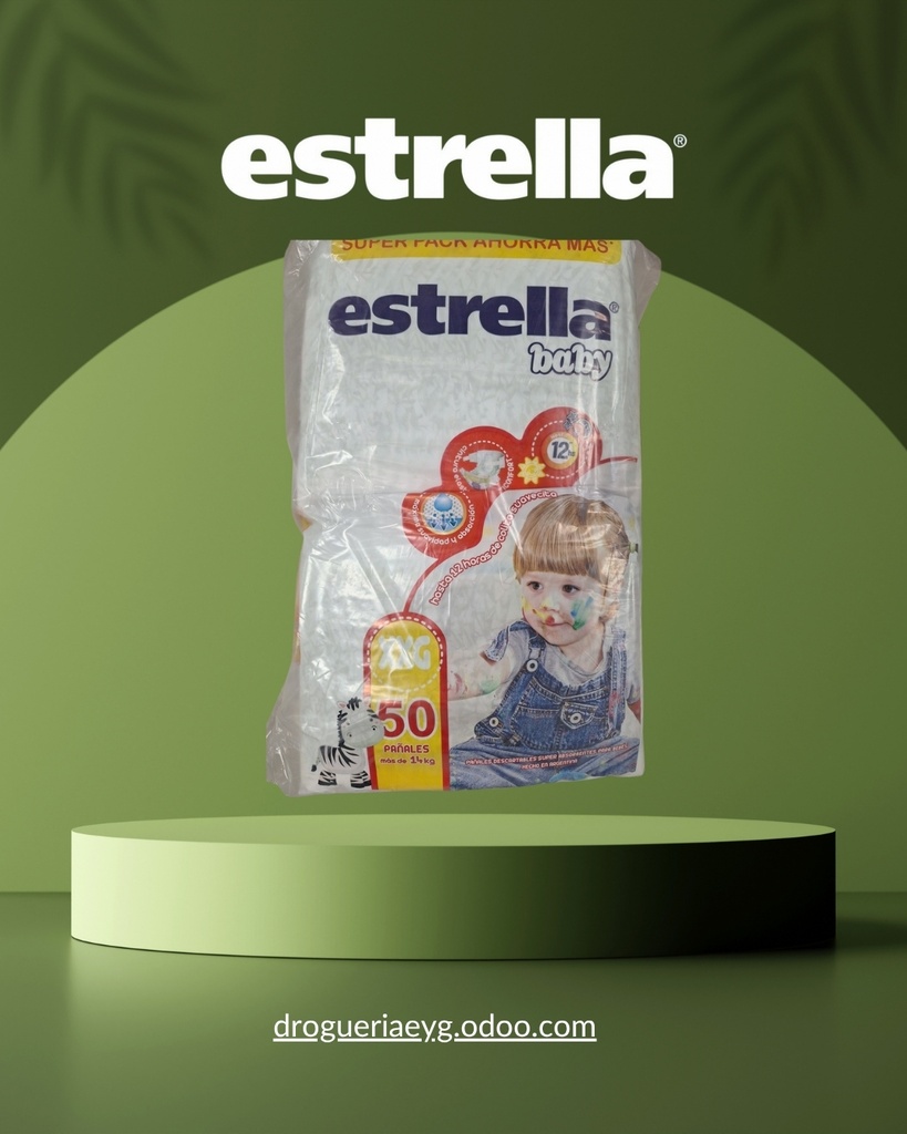 PAÑAL ESTRELLA "XXG" x 50 U