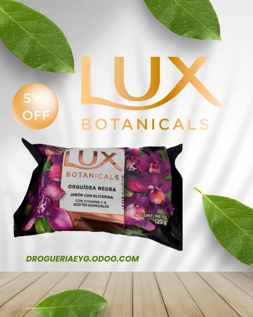 JABON CON GLICERINA 120gr ORQUIDEA NEGRA - LUX