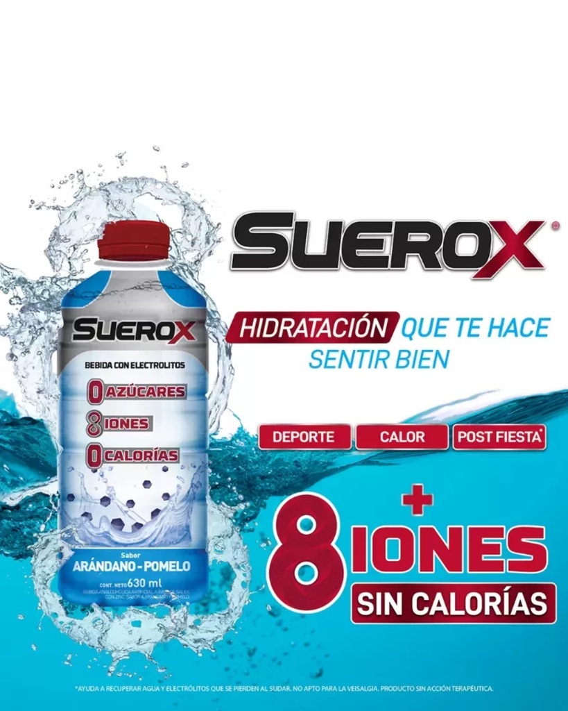SUEROX - ARANDANO POMELO x 630ml