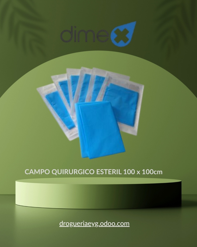 CAMPO QUIRURGICO ESTERIL 100 x 100cm - DIMEX