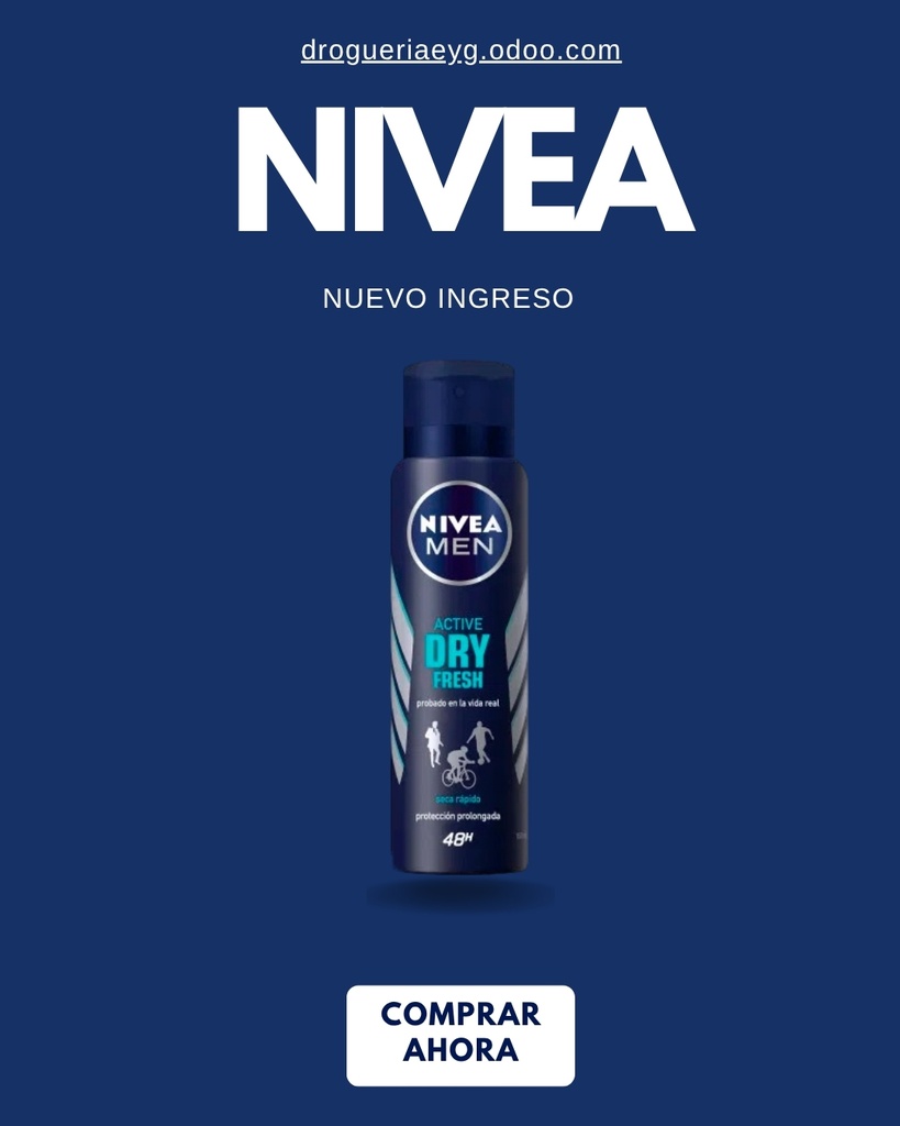 NIVEA MEN ACTIVE DRY FRESH 150ml  - NIVEA
