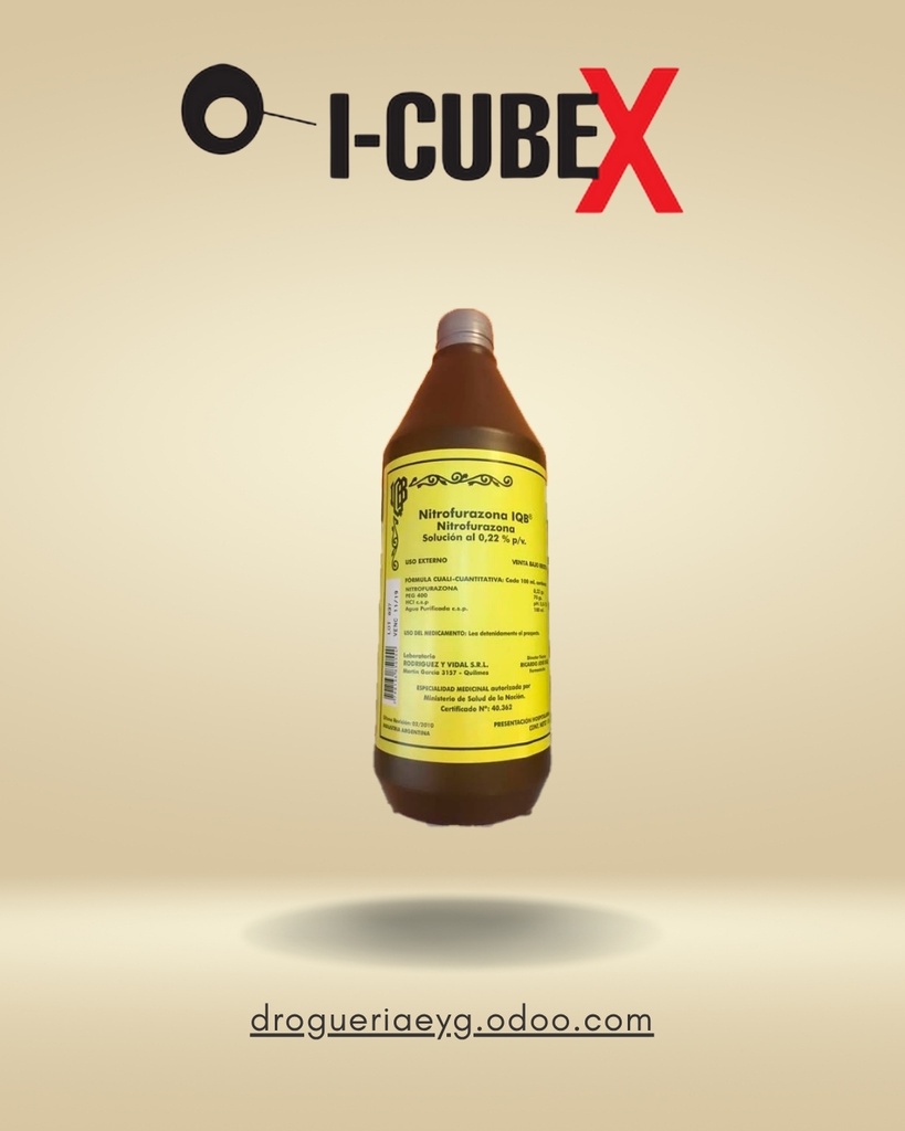 NITROFURAZONA ICUBEX SOLUCION 0,2% 1ltr - ICUBEX