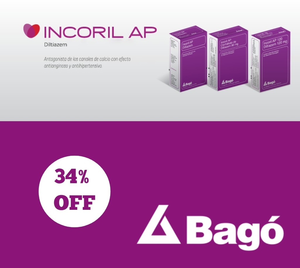 INCORIL AP 120 - 120 mg comp.x 30 - Bagó