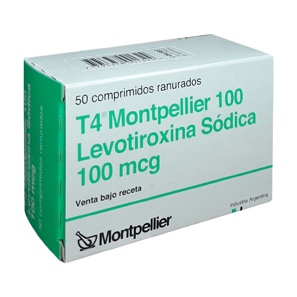 T4 MONTPELLIER 100 - 100 mcg comp.x 50 - Montpellier