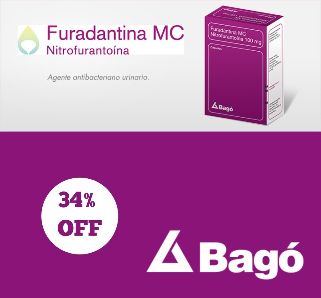 FURADANTINA MC - 100 mg cáps.x 36 - Bagó