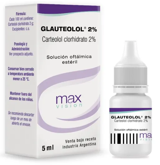 [AB13534] GLAUTEOLOL - 2% env.x 5 ml - Max Vision