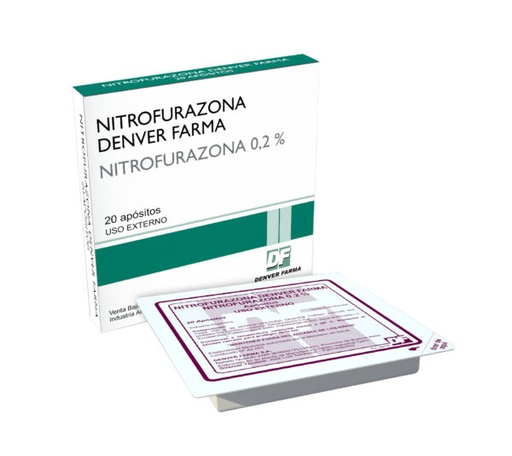 [AB18844] NITROFURAZONA DENVER FARMA - após.x 20 - Denver Farma