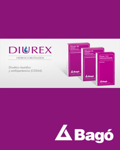 [AB19765] DIUREX 50 - 50 mg comp.x 60 - Bagó