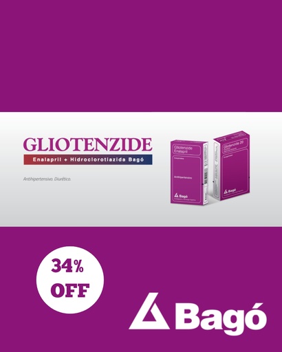 [AB20471] GLIOTENZIDE - 20 mg comp.x 30 - Bagó