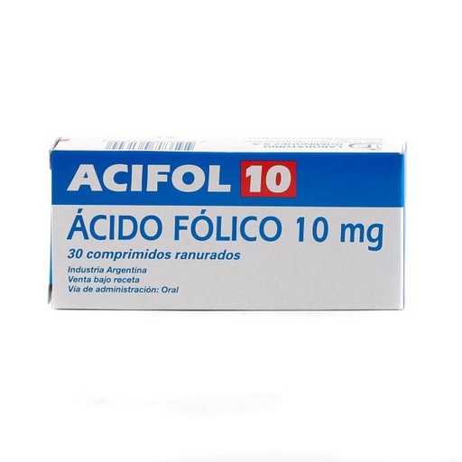 [AB22693] ACIFOL 10 - 10 mg comp.x 30 - Domínguez