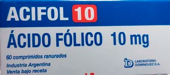 [AB22694] ACIFOL 10 - 10 mg comp.x 60 - Domínguez