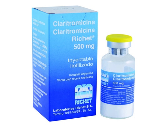 [AB23795] CLARITROMICINA RICHET - 500 mg comp.x 8 - Richet