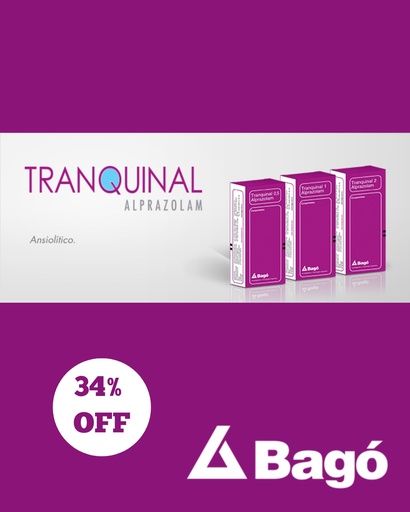 [AB24647] TRANQUINAL 1 - 1 mg comp.x 100 - Bagó