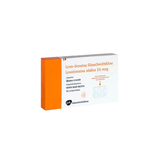 [AB26913] LEVOTIROXINA GSK - 25 mcg comp.x 50 - GlaxoSmithKline Biopharma