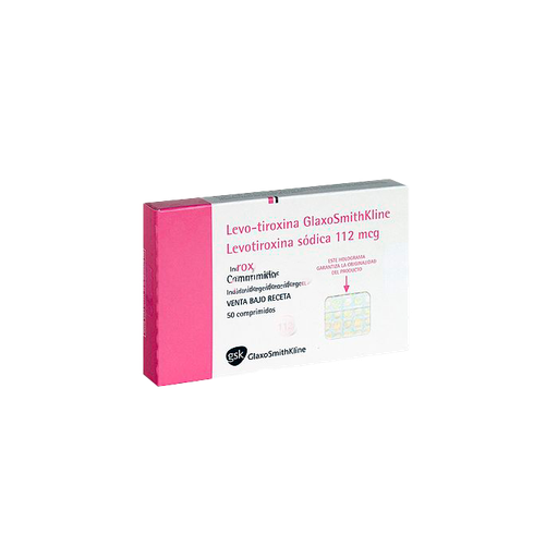 [AB26916] LEVOTIROXINA GSK - 112 mcg comp.x 50 - GlaxoSmithKline Biopharma