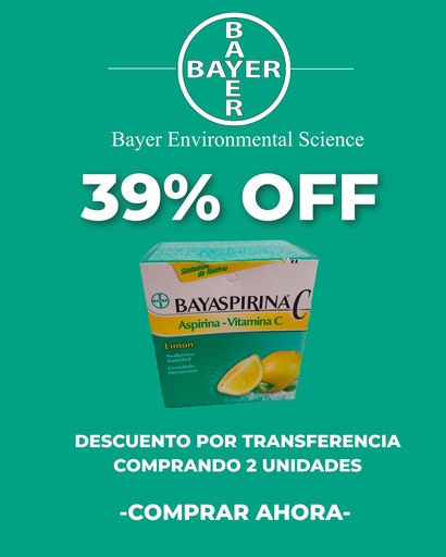 [AB32530] BAYASPIRINA C LIMON 240 MG VIT.C - eferv.gran.sob.x 24 - Bayer Consumer