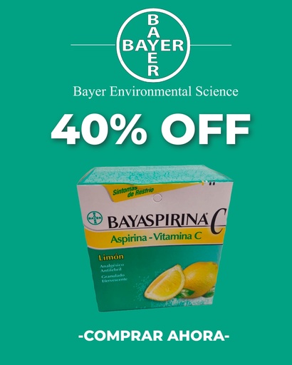 [AB32530] BAYASPIRINA C LIMON 240 MG VIT.C - eferv.gran.sob.x 24 - Bayer Consumer