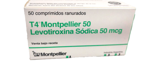 [AB33625] T4 MONTPELLIER 50 - 50 mcg comp.x 50 - Montpellier