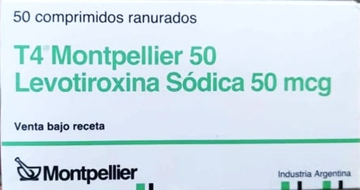 [AB33625] T4 MONTPELLIER 50 - 50 mcg comp.x 50 - Montpellier