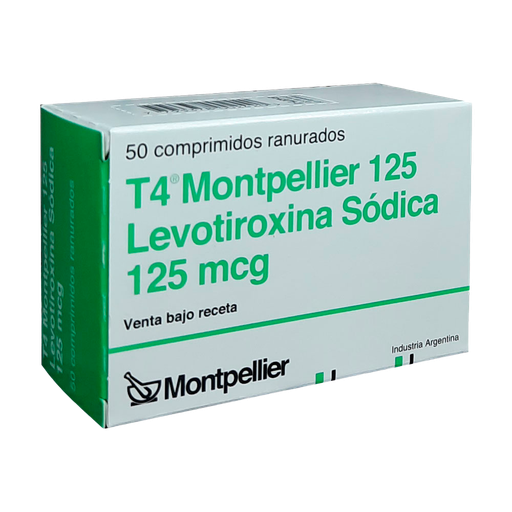 [AB33627] T4 MONTPELLIER 125 - 125 mcg comp.x 50 - Montpellier