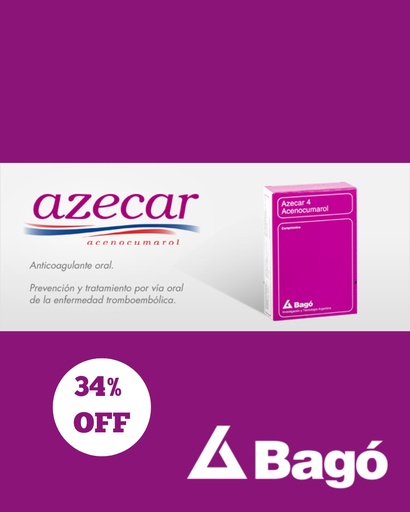 [AB37909] AZECAR - 4 mg comp.x 30 - Bagó