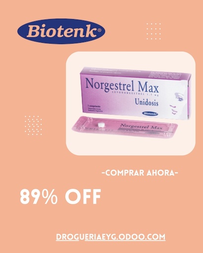 [AB39619] NORGESTREL MAX UNIDOSIS - comp.x 1 - Biotenk