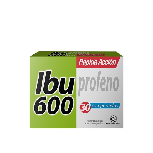 [AB41020] IBU 600 - ibuprofeno 600 mg comp.x 30 - Genomma Lab.