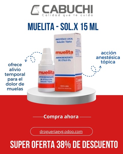 [AB41381] MUELITA - sol.x 15 ml - Cabuchi