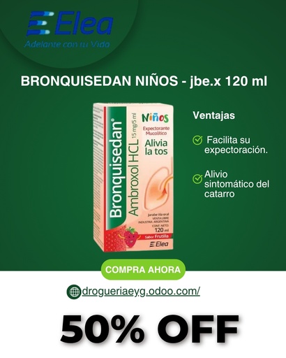 [AB41629] BRONQUISEDAN NIÑOS - jbe.x 120 ml - Elea
